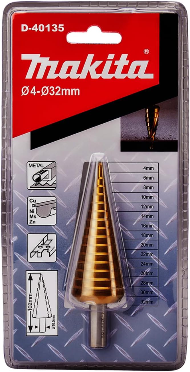Makita Stufenbohrer, 4-32 mm, 9-stufig, D-40135