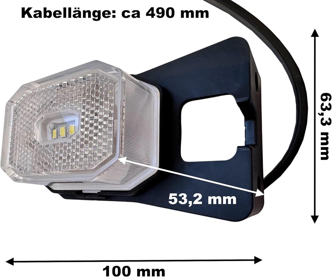 Anhängerbeleuchtung SET LED Rückleuchten Laufblinker 12V 24V 9m 13PIN Anhänger