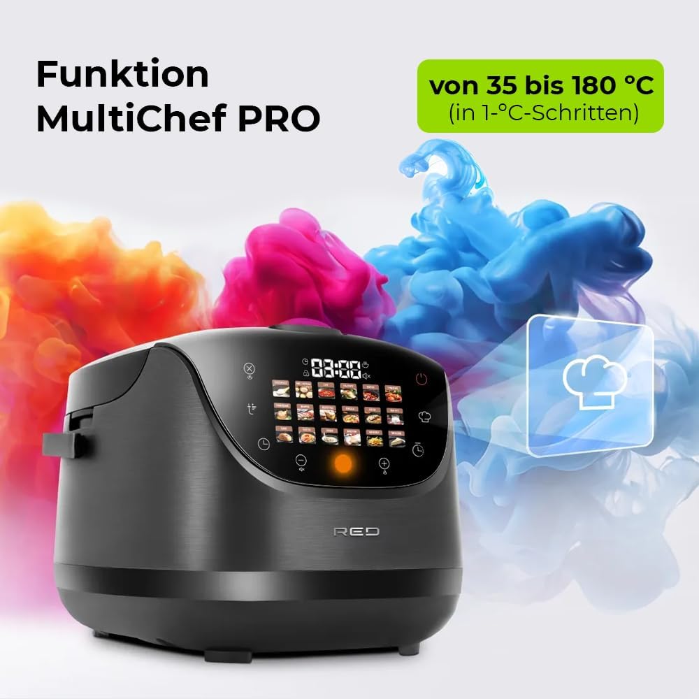 Multikocher RED COLORSENSE - MC200 DE, (Deutsch) 5L