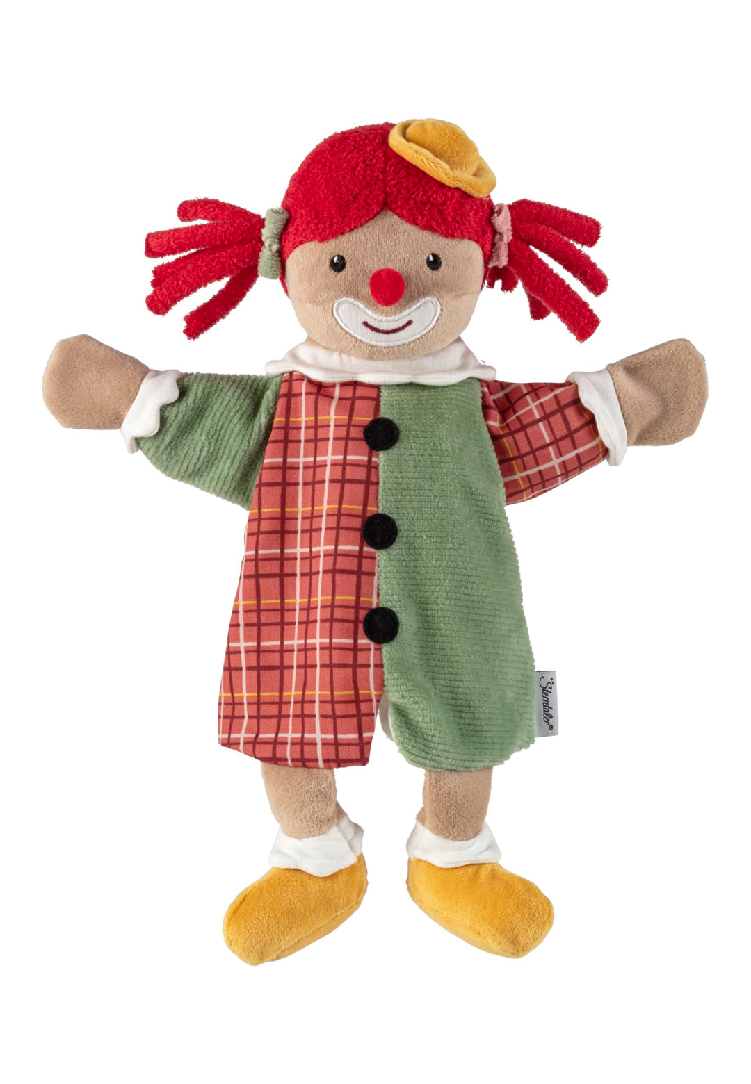 Sterntaler Handpuppe Clown - weiches Kinder Spielzeug zum Puppentheater, Erzählen, Kuscheln &amp; Sprach