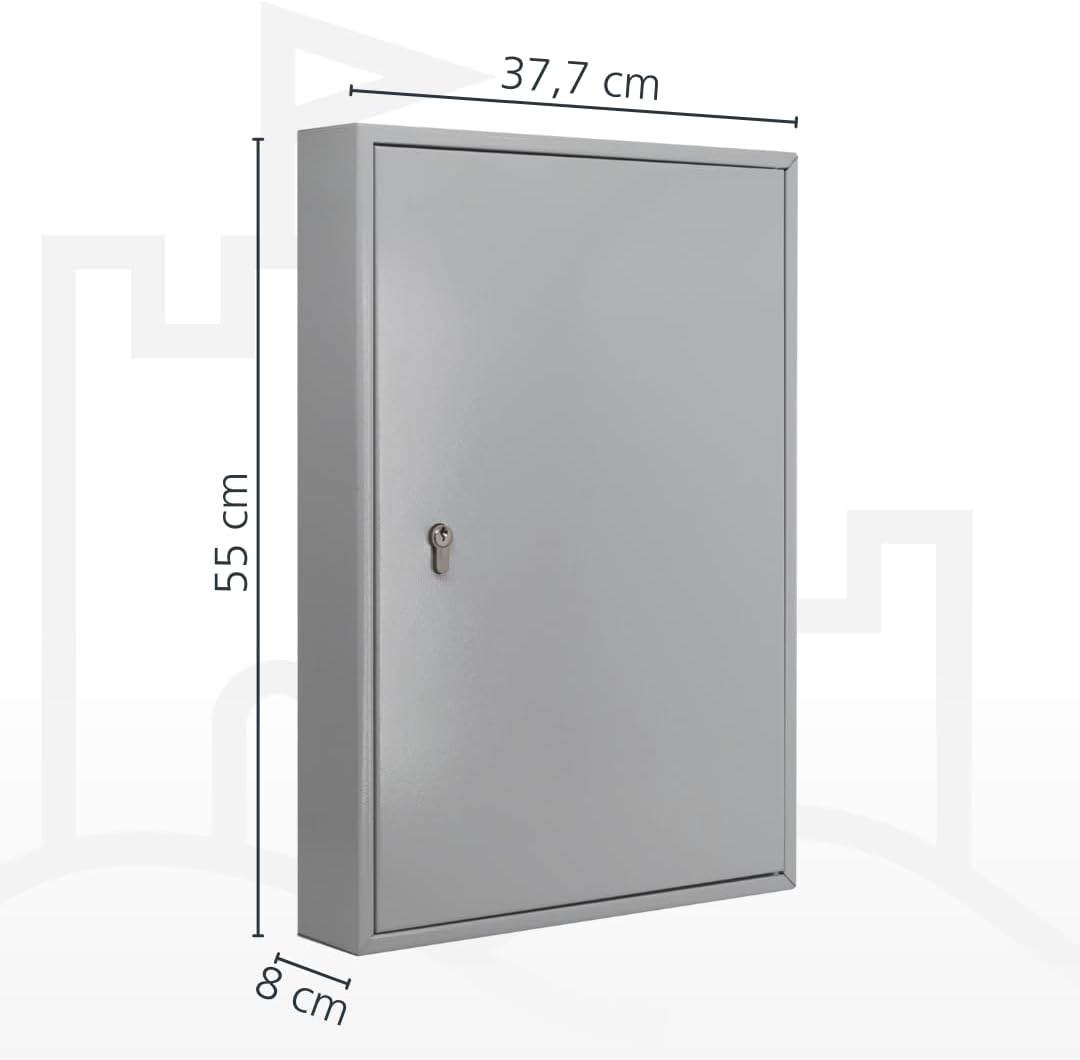 BURG-WÄCHTER 6850/50 PZ Schlüsselschrank, Grau, 50, 50