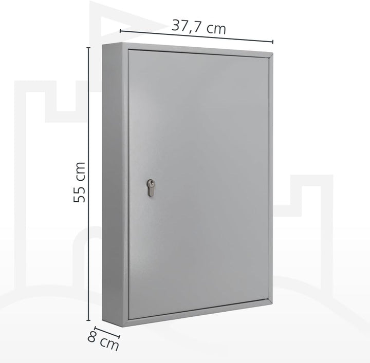 BURG-WÄCHTER 6850/50 PZ Schlüsselschrank, Grau, 50, 50