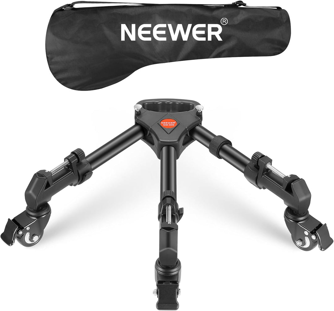Neewer Fotografie Professionell Schwerlast-Stativ Dolly mit Gummi-Räder und verstellbaren Beinbefest