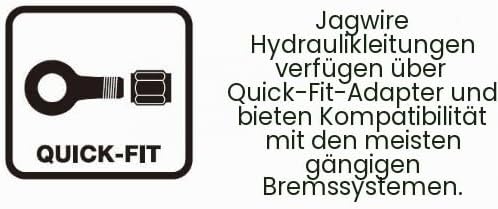 Jagwire Anschluss-Set Pro Quick-Fit für hydraulische Bremsen, MTB, TU