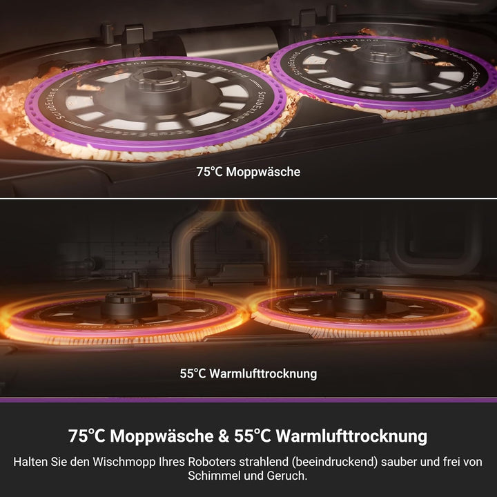 Eureka J15 Pro Ultra Saug- & Wischroboter + All-in-One-Station (Selbstreinigung, 16200Pa, LDS Naviga