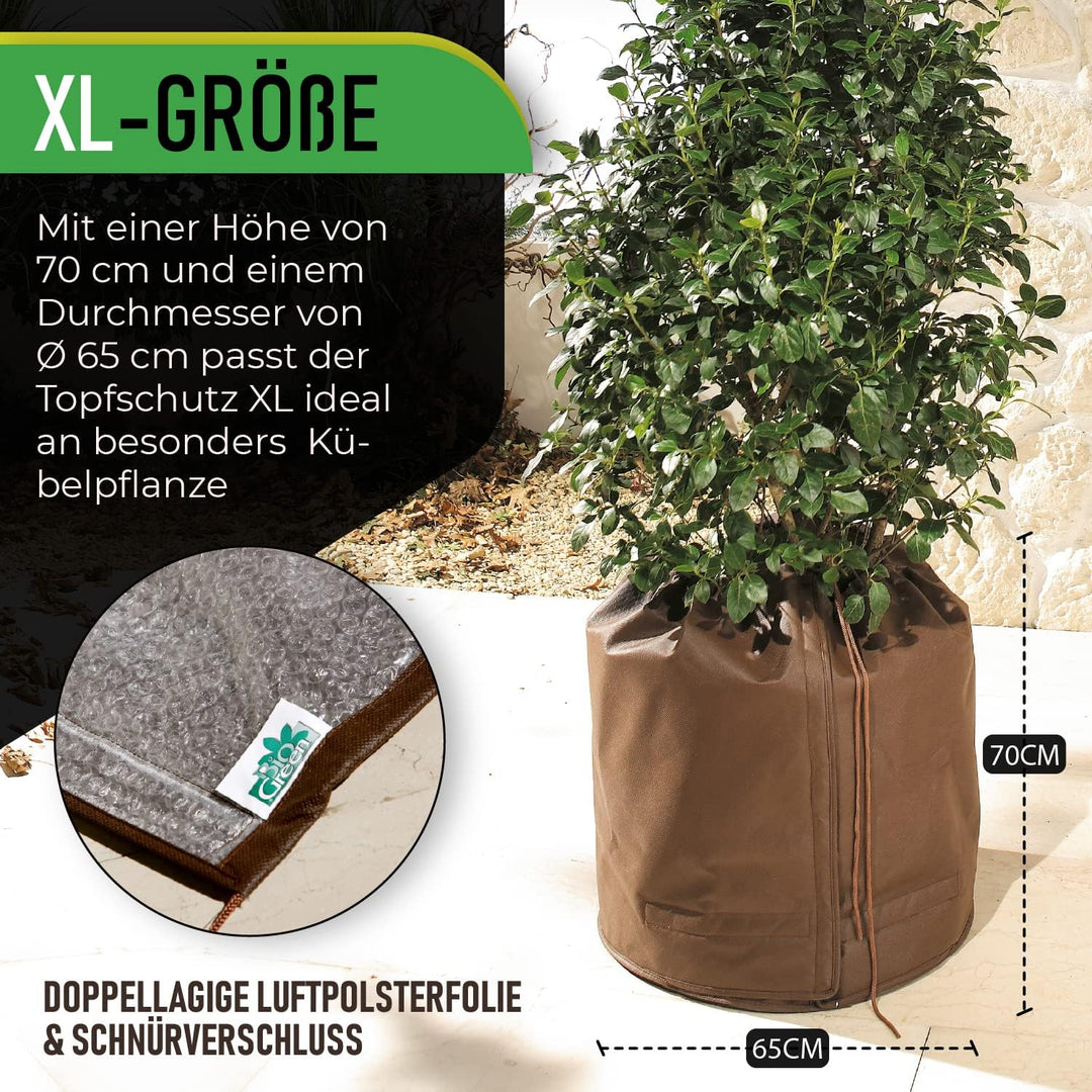 Bio Green Thermo Topfschutz 100 Gramm 70x65cm KS50 XL 70 x 65 cm Single, 70 x 65 cm Single