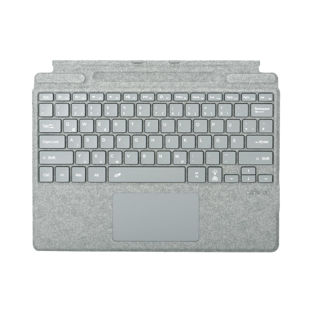 Deutsche QWERTZ Layout Tastatur für Microsoft Surface Pro 11/10 / 9/8 / X, 13 Zoll - Ultraflaches, b