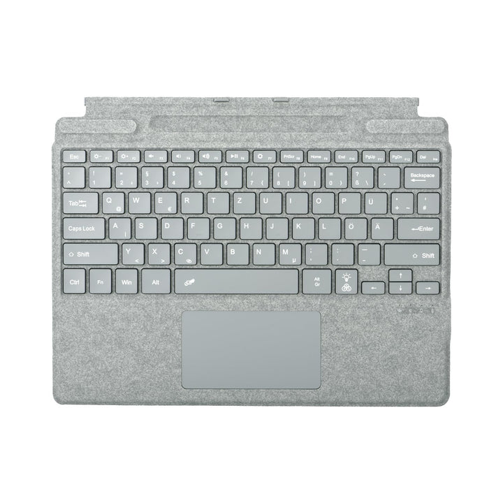 Deutsche QWERTZ Layout Tastatur für Microsoft Surface Pro 11/10 / 9/8 / X, 13 Zoll - Ultraflaches, b