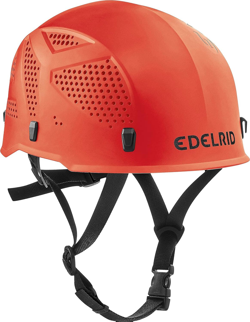 EDELRID Ultralight III Kletterhelm Klettersteighelm Bergsporthelm Rot, Rot