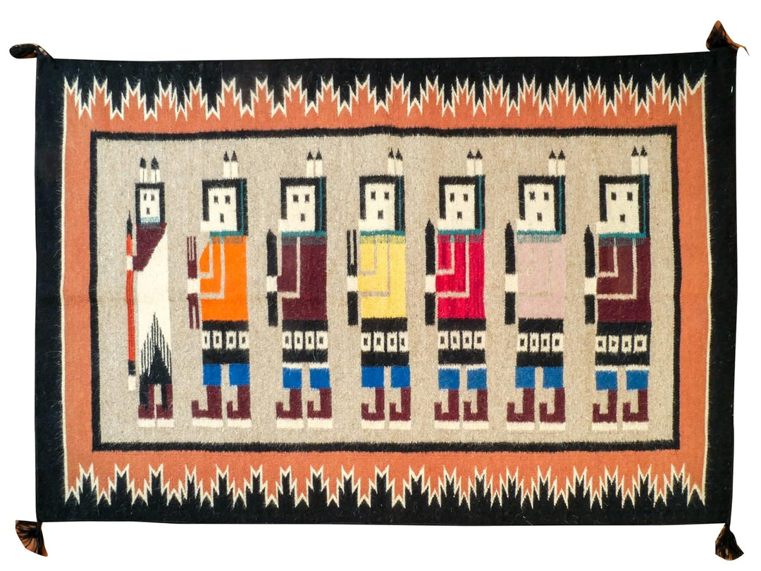 WEIDENPROFI TribalArt Teppich, orientalischer Webteppich, Läufer in Handarbeit gewebt (LxB) ca. 90 x