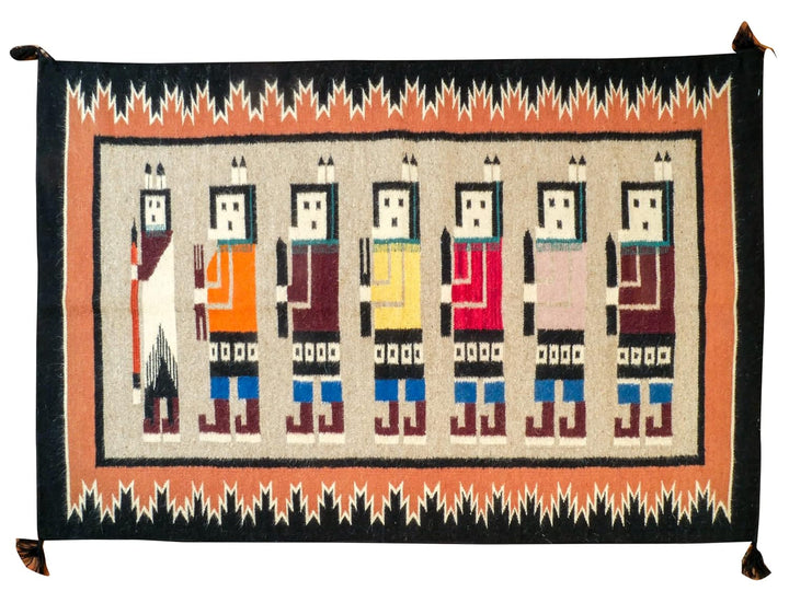 WEIDENPROFI TribalArt Teppich, orientalischer Webteppich, Läufer in Handarbeit gewebt (LxB) ca. 90 x