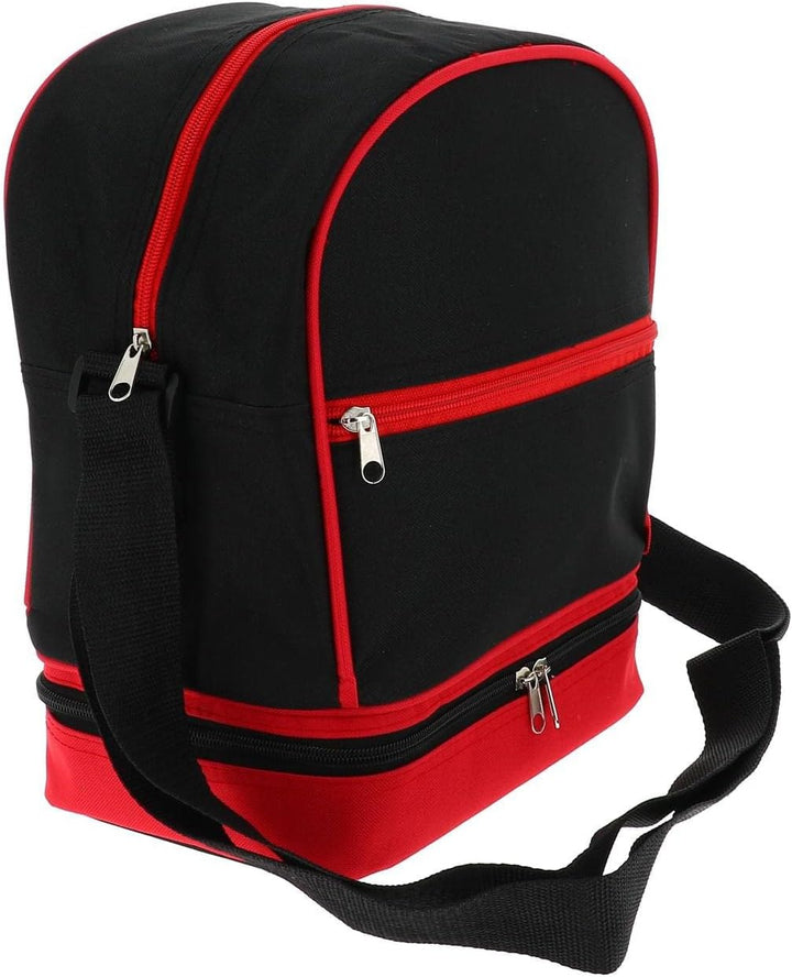 Tremblay - Kugeltasche, Schwarz/Rot – Tasche für Boccia-Kugeln, Schwarz Einheitsgrösse