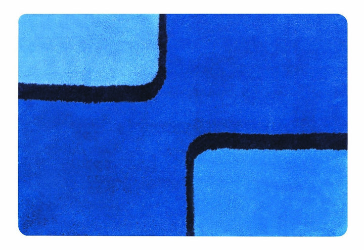 Spirella H60 Badteppich 60 x 90 cm, Bond Blue