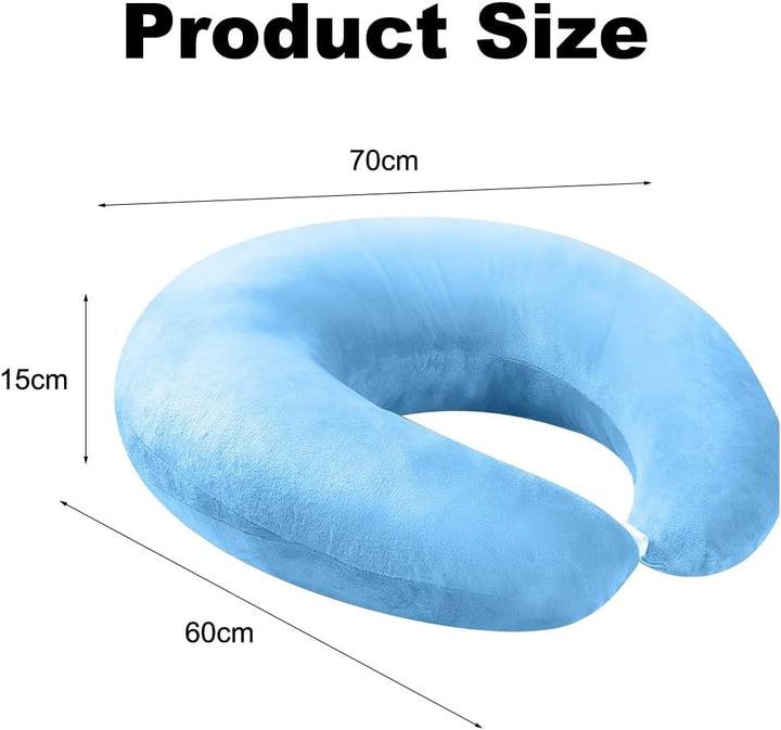 Ergonomisches Kissen, Multifunktion Armstütze, Waschbarer Bezug, U-förmige Beckenkissen, Armstützkis