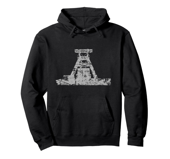 Zeche Zollverein (Vintage Grau) Bergbau Ruhrgebiet Pullover Hoodie