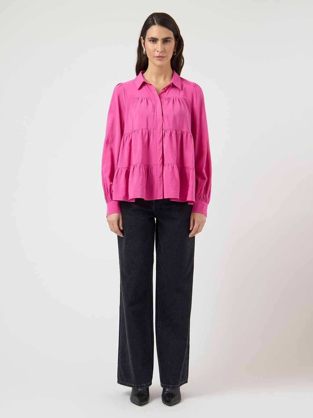 YAS Damen Yaspala Ls Shirt S. Noos Hemd/Bluse XS Rose Violet, XS Rose Violet