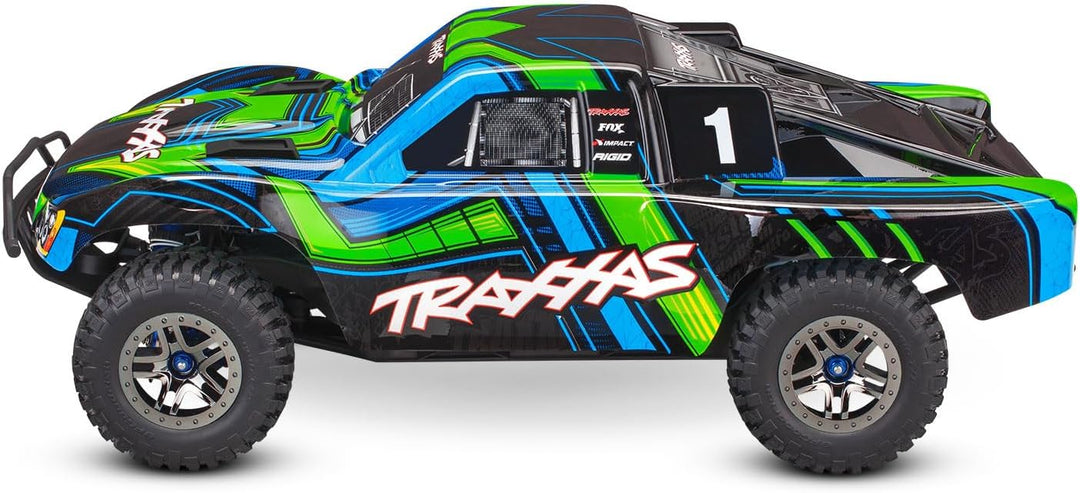 TRAXXAS Slash 4x4 grün RTR Clipless VXL Ultimate ohne Akku/Lader 1/10 Short-Course SC