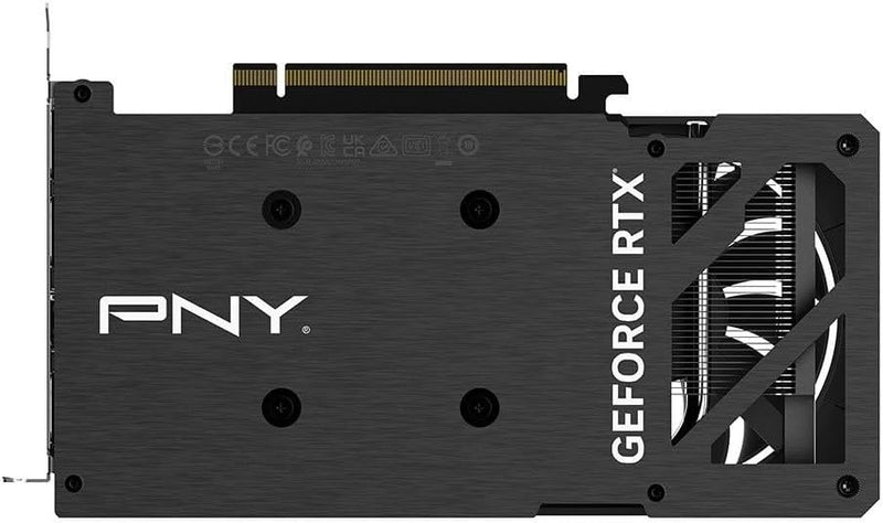 PNY GEFORCE RTX™ 4060 8GB Verto Dual Fan Edition Grafikkarte DLSS 3 RTX 4060 Black, RTX 4060 Black