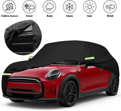 Autoabdeckung Vollgarage Ersatz für Mini Cooper 5 Doors 2013-2022, 300D Allwetter Reflektierende Aut