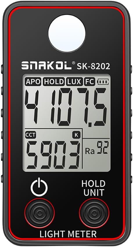 Farbtemperaturtester Hochpräzises Beleuchtungsstärkemessgerät 0,5-300000 LUX LED-Beleuchtungstestmes