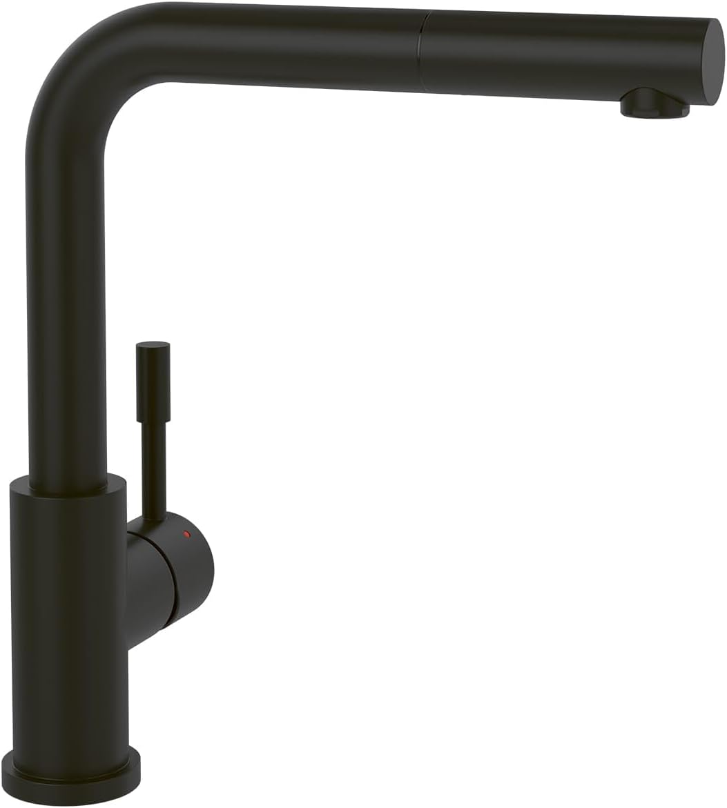 Villeroy &amp; Boch Steel Shower Küchenarmatur, Höhe 270 mm – Schwarz Matt