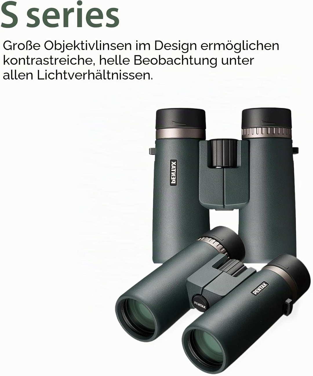 PENTAX SD 10x42 ED Fernglas für die Natur- und astronomische Beobachtung, mehrfach vergütet, wasserd