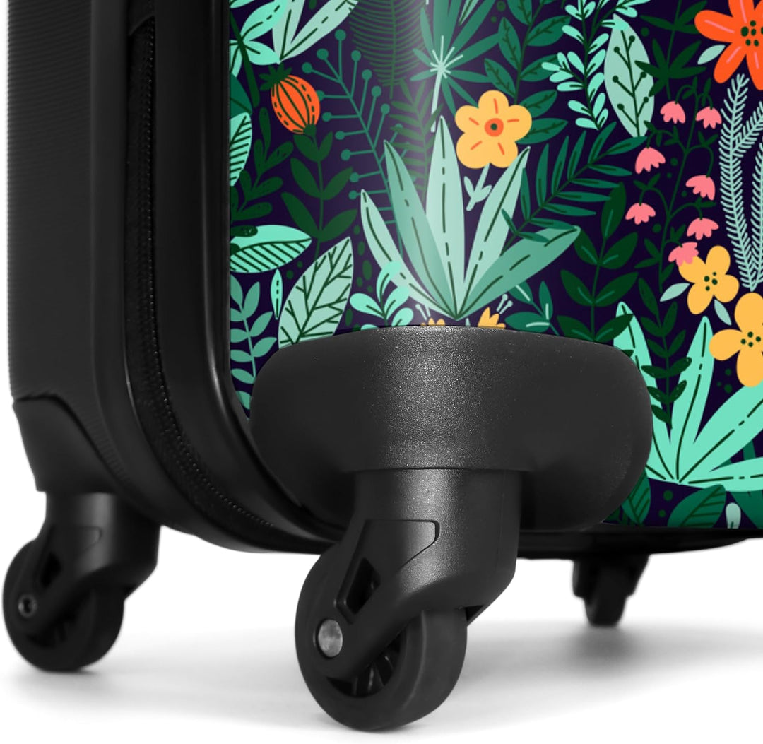 NoBoringSuitcases.com® Handgepäck, Hartschalenkoffer mit TSA Schloss, Trolley, Reisekoffer, Carry on
