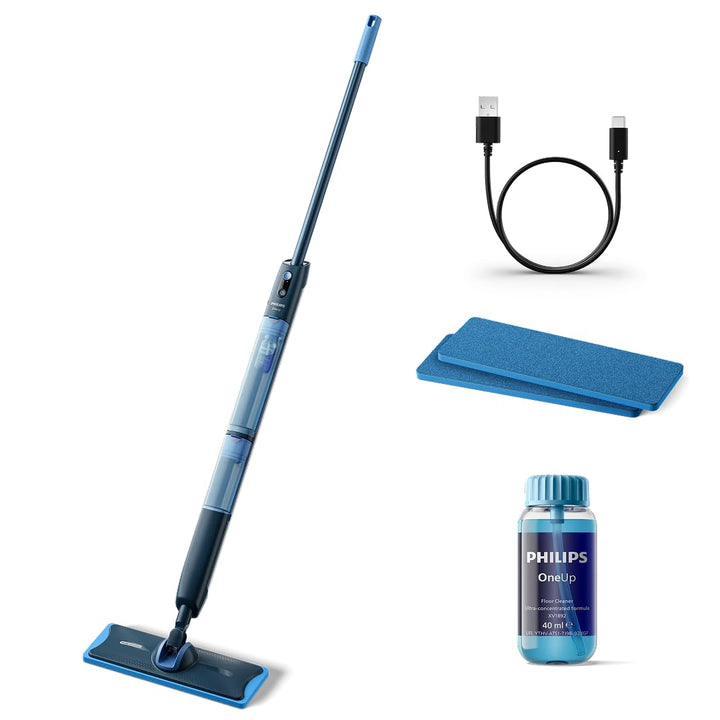 Philips OneUp 5000 Serie Elektrischer Wischmopp - 2X sauberere Böden², 2X schnelleres Wischen, 2 Feu