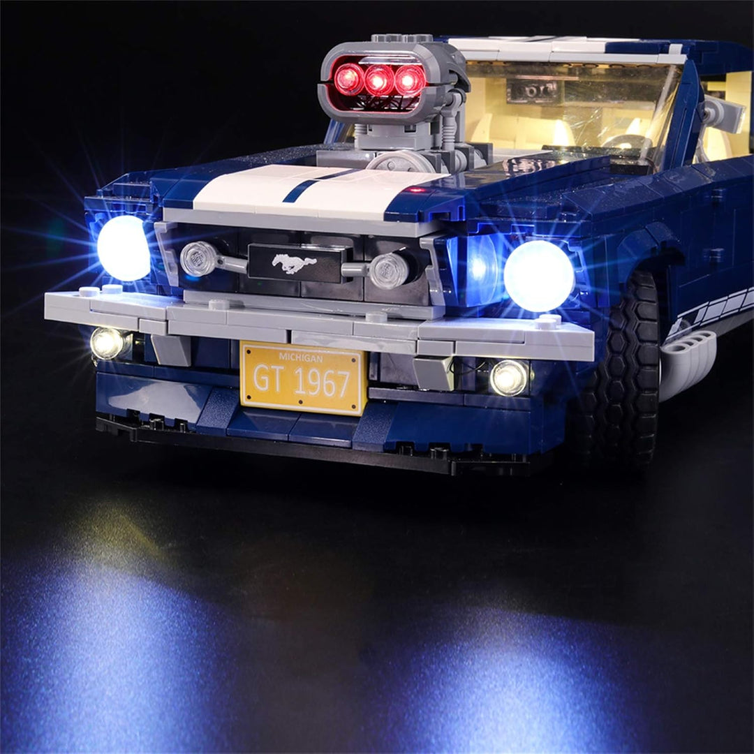 LIGHTAILING Licht-Set Für (Creator Expert Ford Mustang) Modell - LED Licht-Set Kompatibel Mit Lego 1