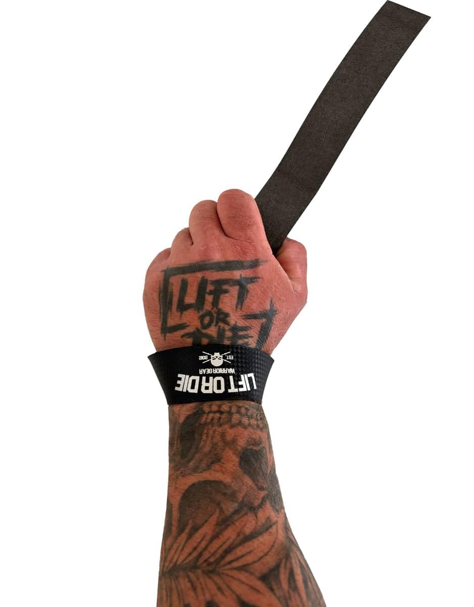 Unzerbrechliche Zughilfen aus Carbonfaser | Warrior Gear | Zughilfen Powerlifting - Strongman - Body