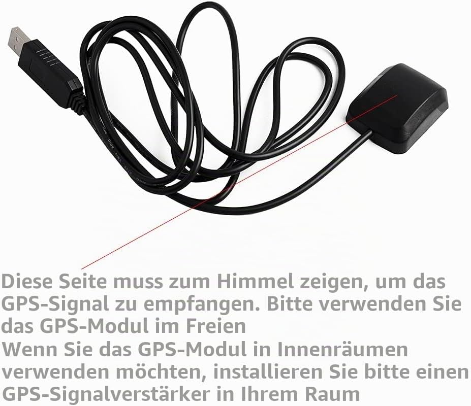 Stemedu USB-GPS-Modul Vk-162 Glonass Navigation, funktioniert mit Stratux, Windows 10, Linux, für Ar