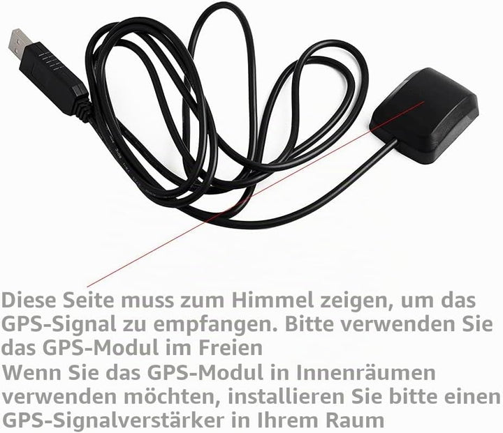 Stemedu USB-GPS-Modul Vk-162 Glonass Navigation, funktioniert mit Stratux, Windows 10, Linux, für Ar