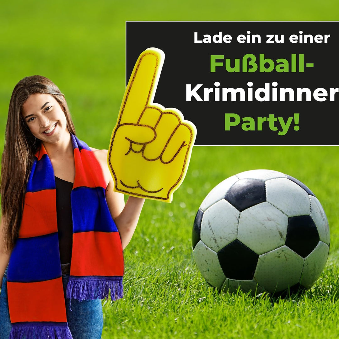 Fussballrausch der Tod wartet abseits – Krimidinner Spiel für zuhause für 4 Personen – Geschenk für