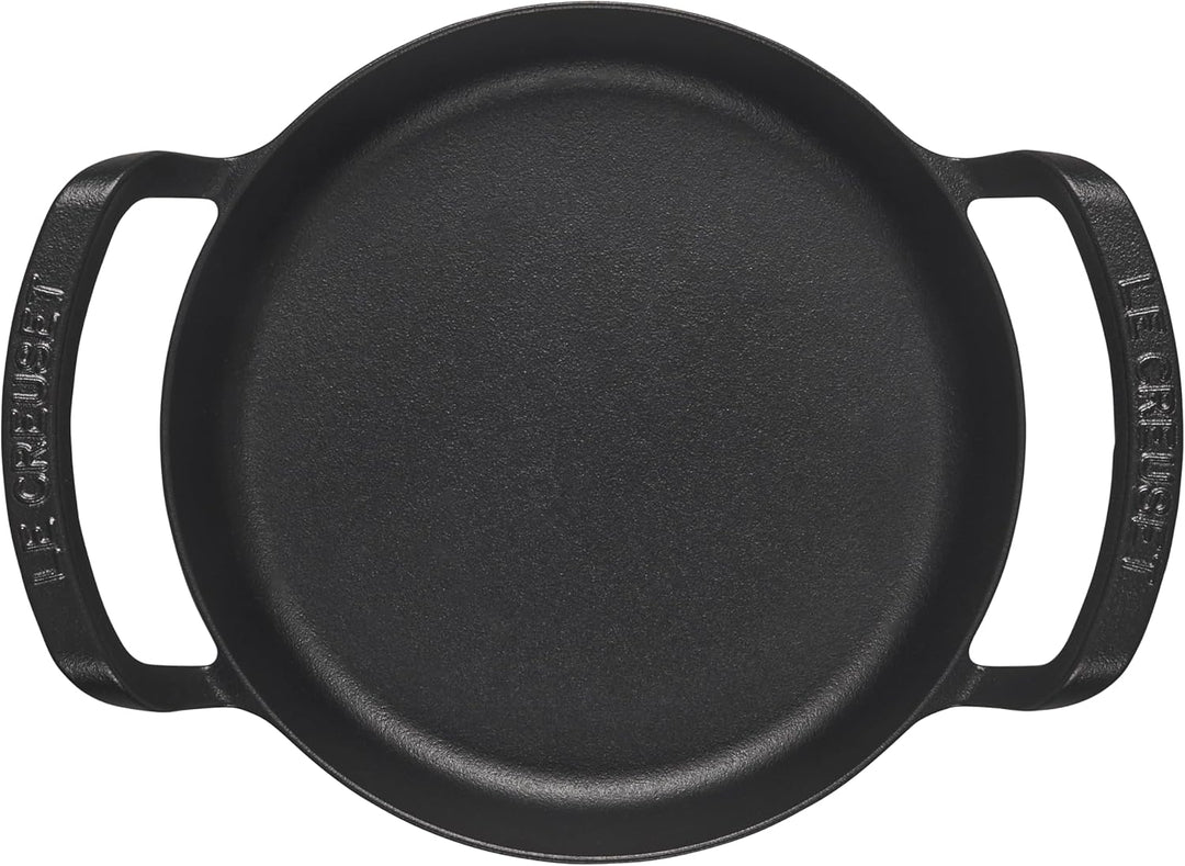 LE CREUSET Gusseisen-Grillpfanne, rund, für den Aussenbereich Bratpfanne, Bratpfanne