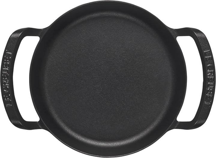 LE CREUSET Gusseisen-Grillpfanne, rund, für den Aussenbereich Bratpfanne, Bratpfanne