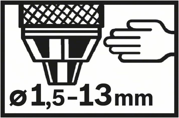 Bosch Professional Schnellspannbohrfutter (2 Hülsen, Spannbereich 1,5 - 13 mm, Aufnahme sds-plus, Re
