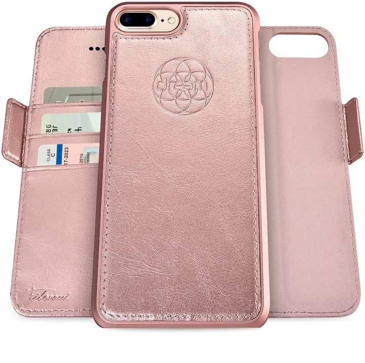 Dreem Fibonacci 2in1 Handyhülle Flipcase für iPhone 7/8 Plus | Magnetisches iPhone Case | TPU Etui L