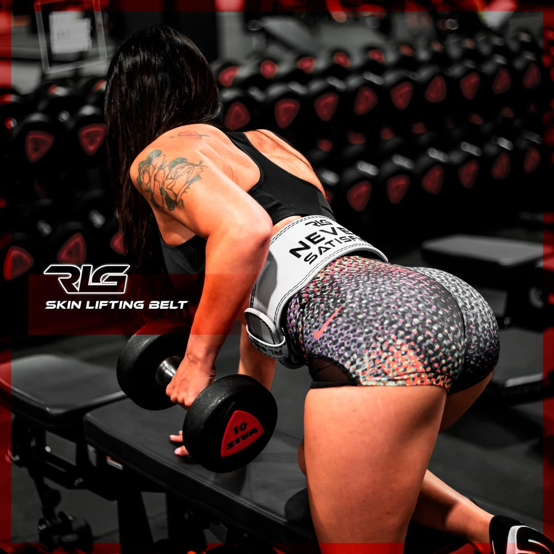 RL Grips - Ledergürtel für Gewichtheben – Lendenwirbelstütze für Muskeltraining – Powerlifting Gürte