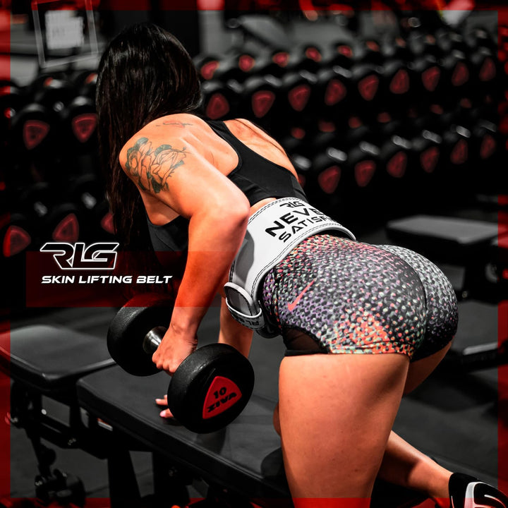 RL Grips - Ledergürtel für Gewichtheben – Lendenwirbelstütze für Muskeltraining – Powerlifting Gürte