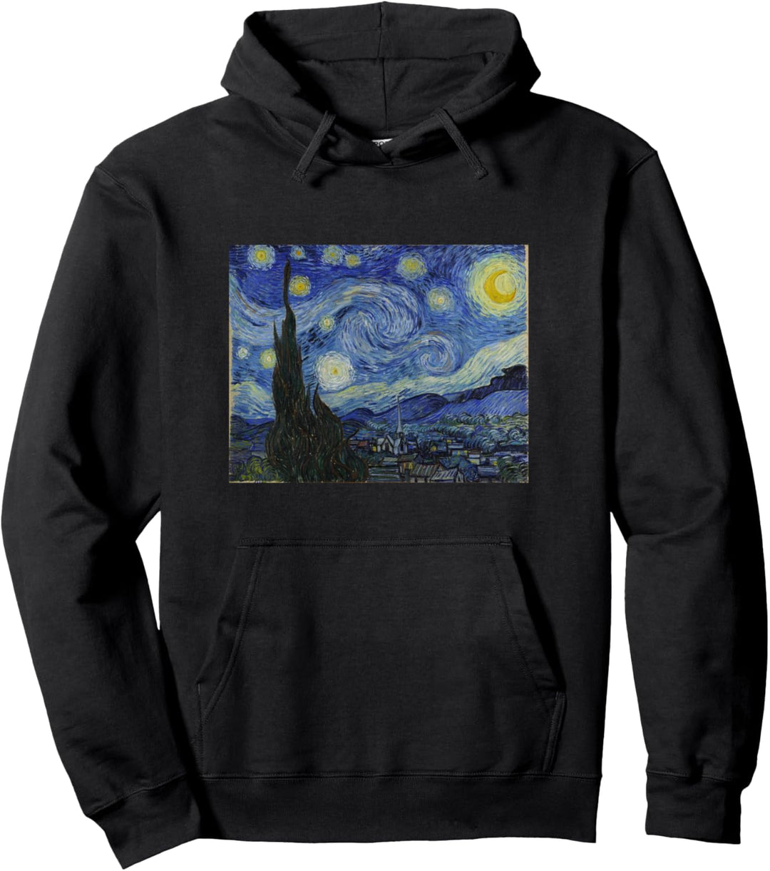 Sternennacht von Vincent van Gogh Pullover Hoodie
