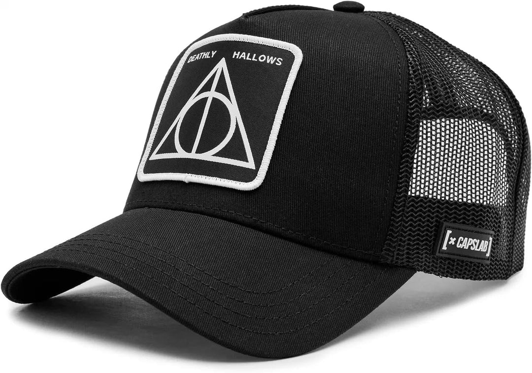 Capslab Herren Cap with a Visor, Schwarz C