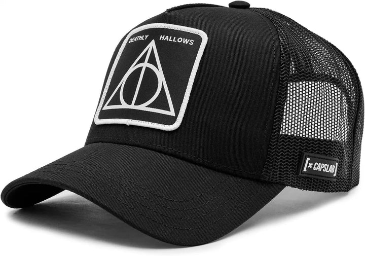 Capslab Herren Cap with a Visor, Schwarz C