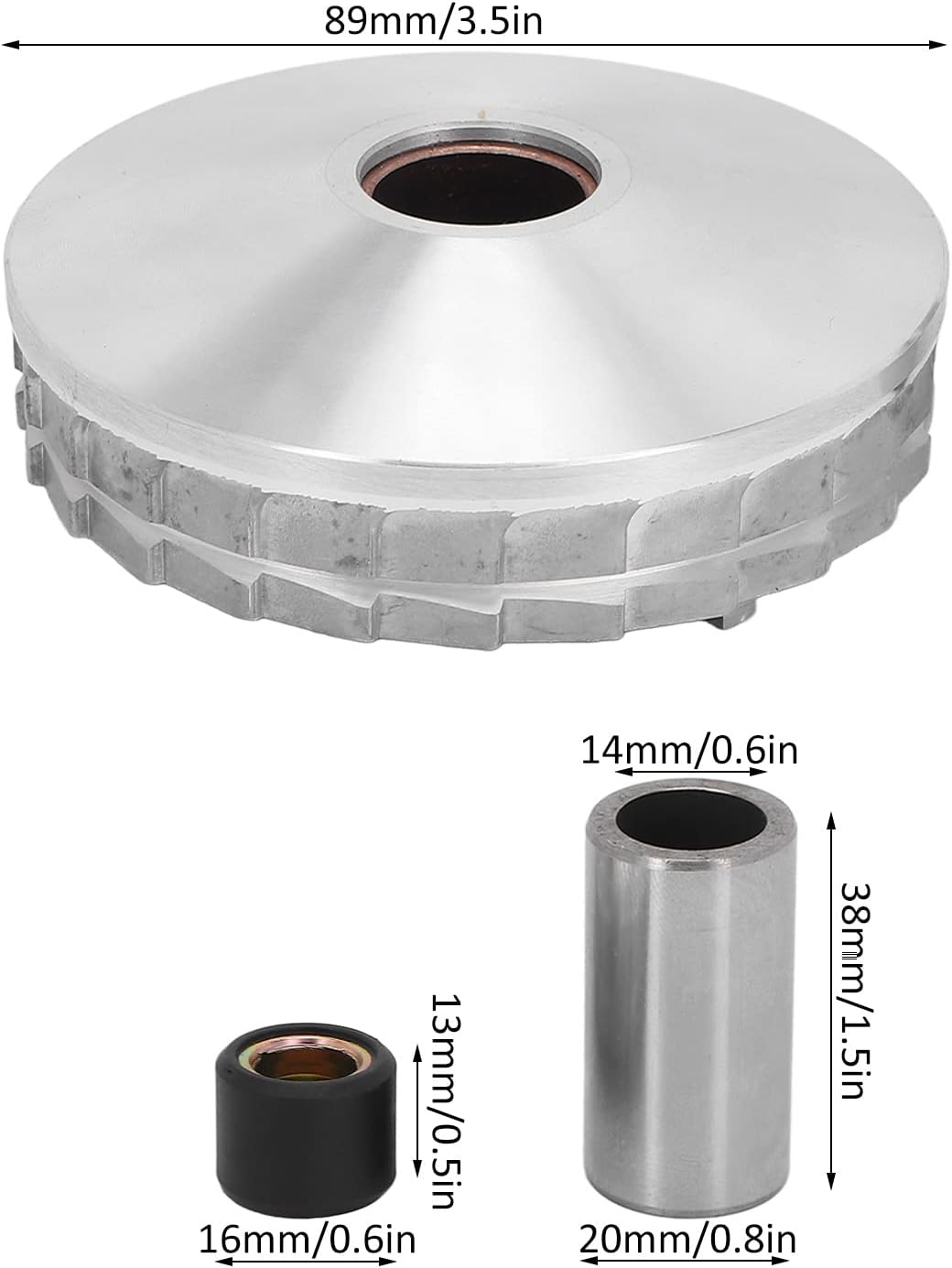 Racing Variator Kit, Racing Variator Kit Wärmeableitung Hochleistungsersatz für GY6 50ccm 139QMB-bas