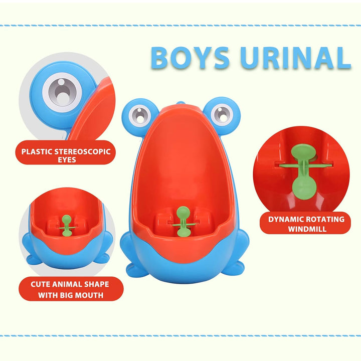 Kinder-Urinal, Töpfchen-Trainings-Urinal, Tragbar, Süsse FroschToilette, Kindertoilette, Wandmontier