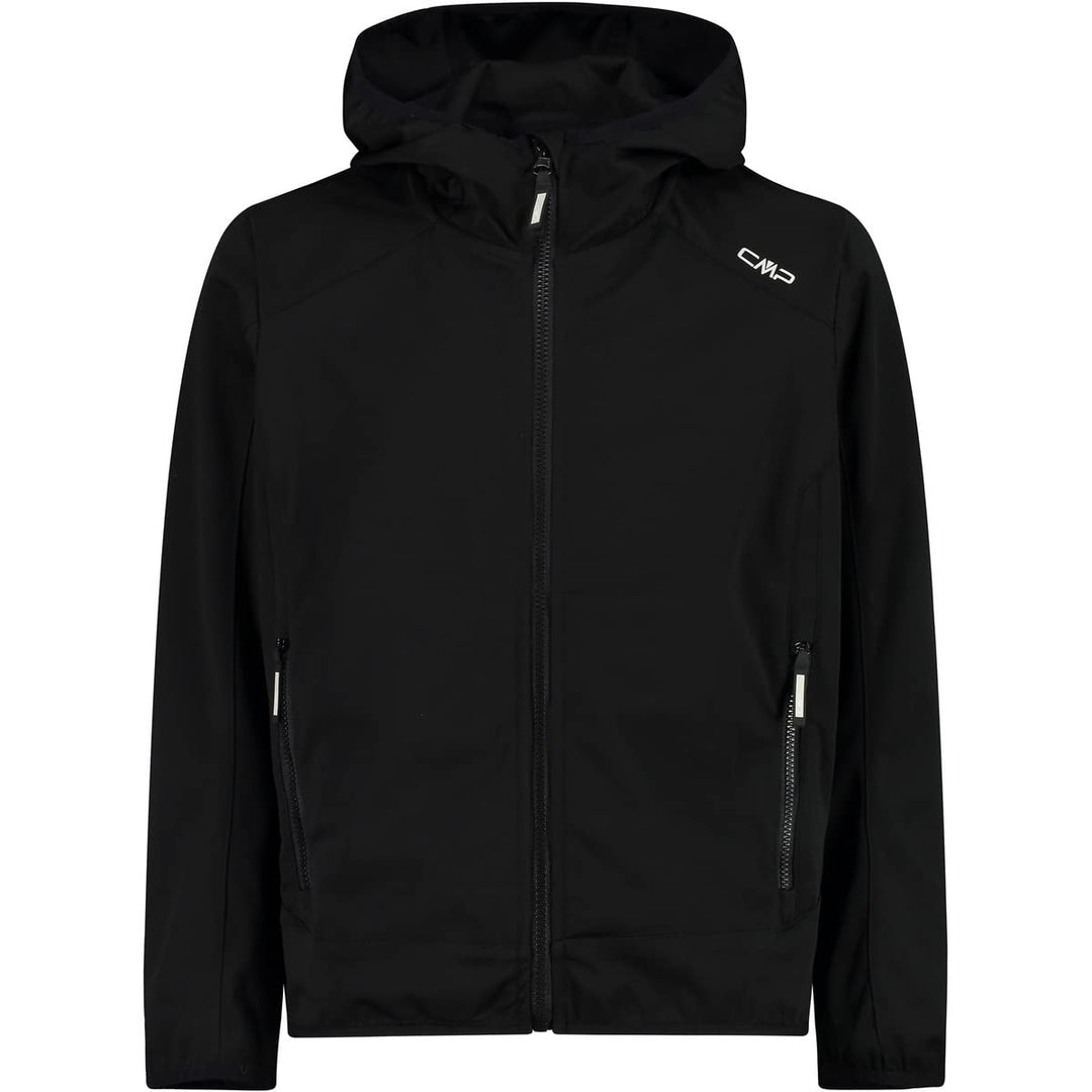 CMP Jungen Fixed Hood Softshelljacke EU 92 nero, EU 92 nero