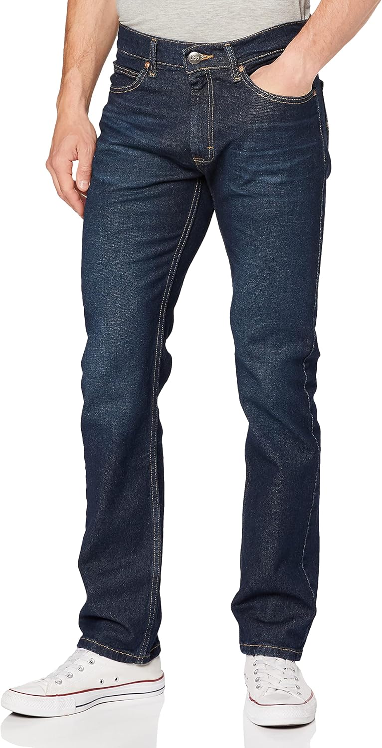 Lee Herren Legendary Slim Road Rash Jeans 28W / 32L Mid Worn-in, 28W / 32L Mid Worn-in