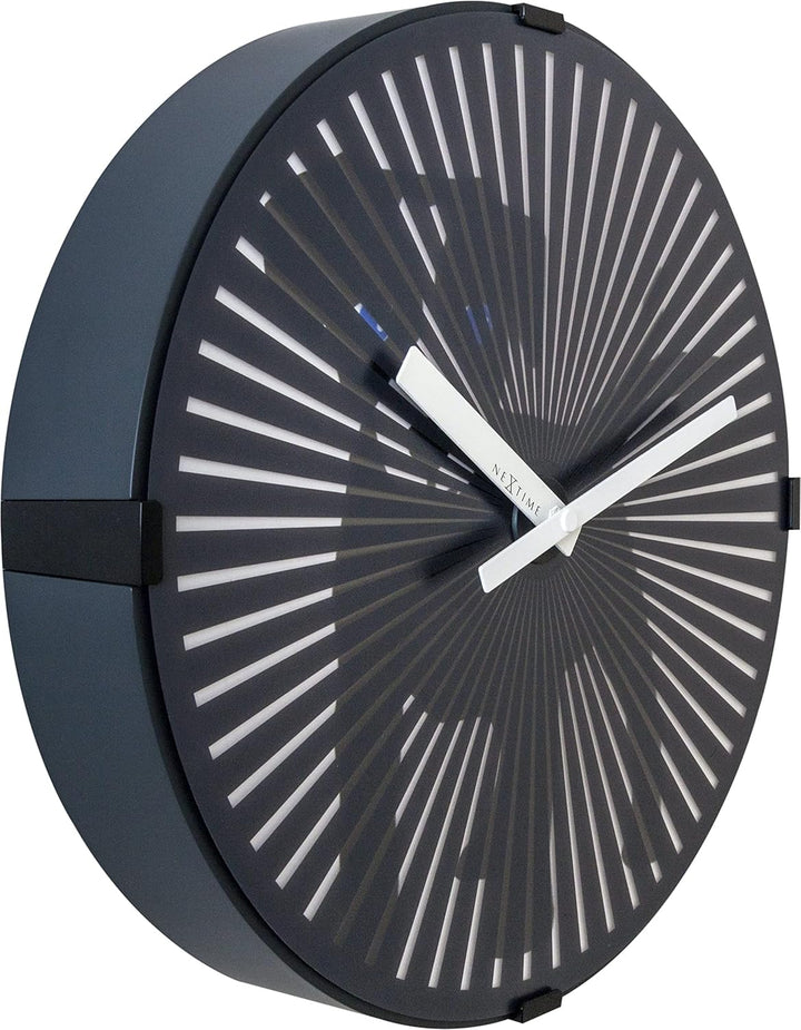 Nextime - Ø 30 cm - Kunststoff - Schwarz - 'Dog'