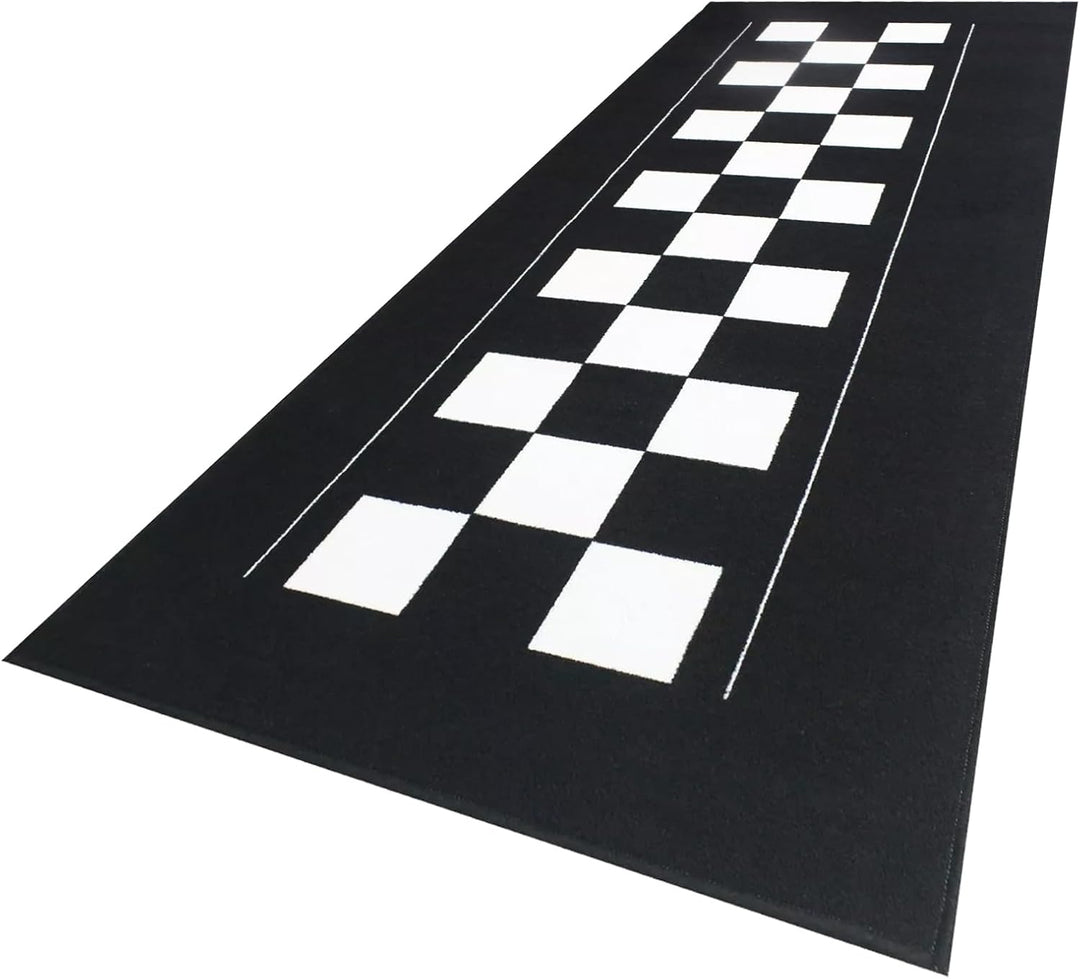 Bike It Teppich Biketek Check Flag Serie 4 Garagenmatte Motorradteppich
