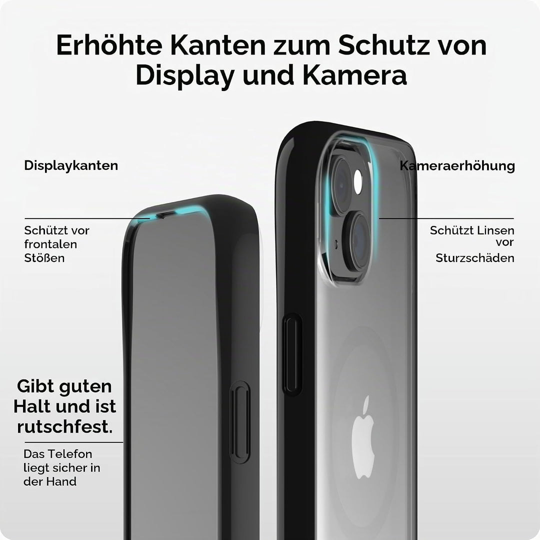 Mous Hülle für iPhone 15 MagSafe Kompatibel Case Durchsichtig - Clarity 2.0 - Handyhülle iPhone 15 C