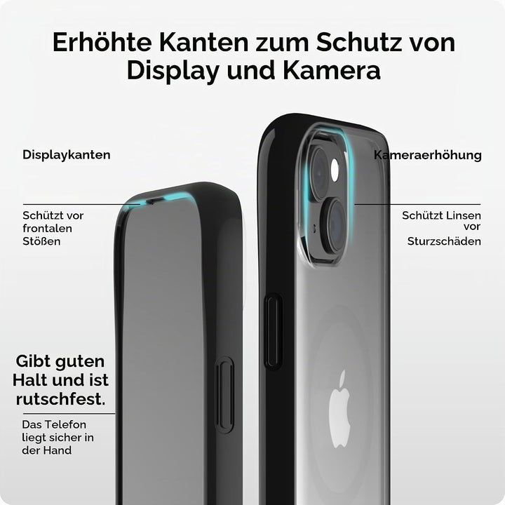 Mous Hülle für iPhone 15 MagSafe Kompatibel Case Durchsichtig - Clarity 2.0 - Handyhülle iPhone 15 C